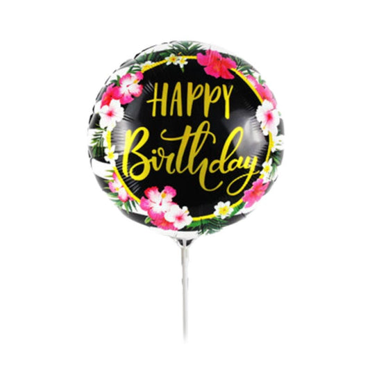 Colorful birthday balloon add-on option for flower delivery, adding a festive touch to your special occasion.