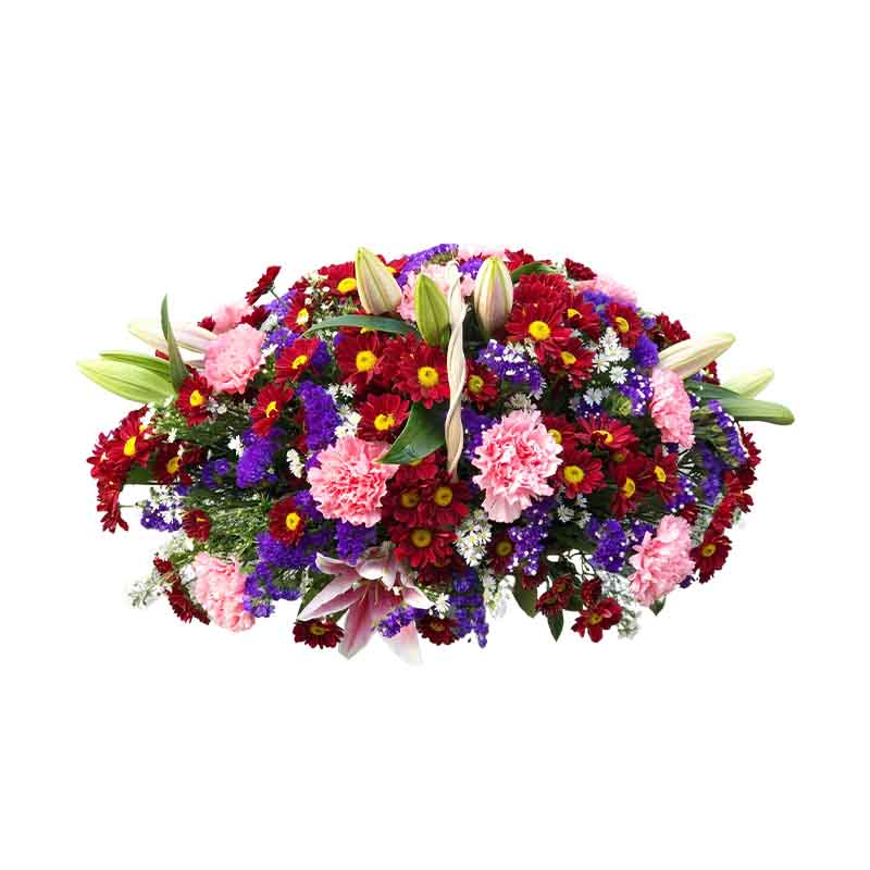 Super Fantasy Basket Arrangement: Assortment of Flowers