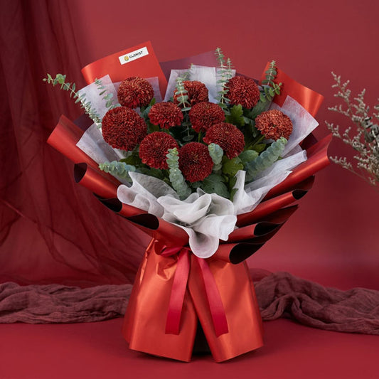 Solara Special Flower Bouquet | Maroon Flower Delivery Manila